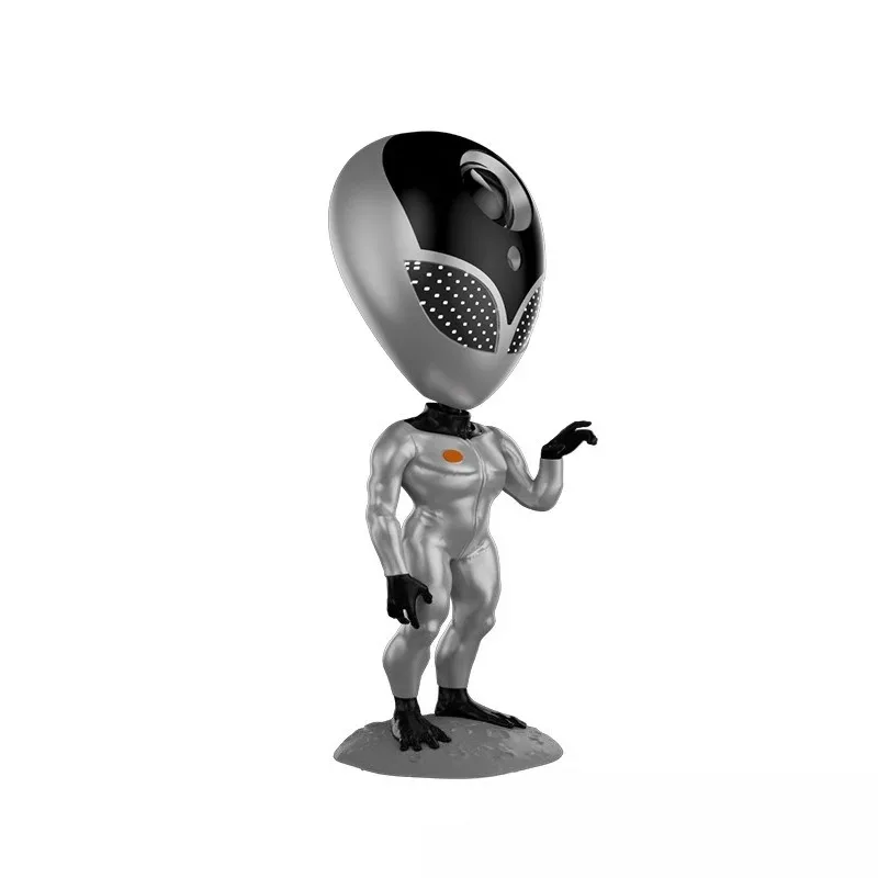 

New alien starry sky projection light learn to talk interactive space robot light