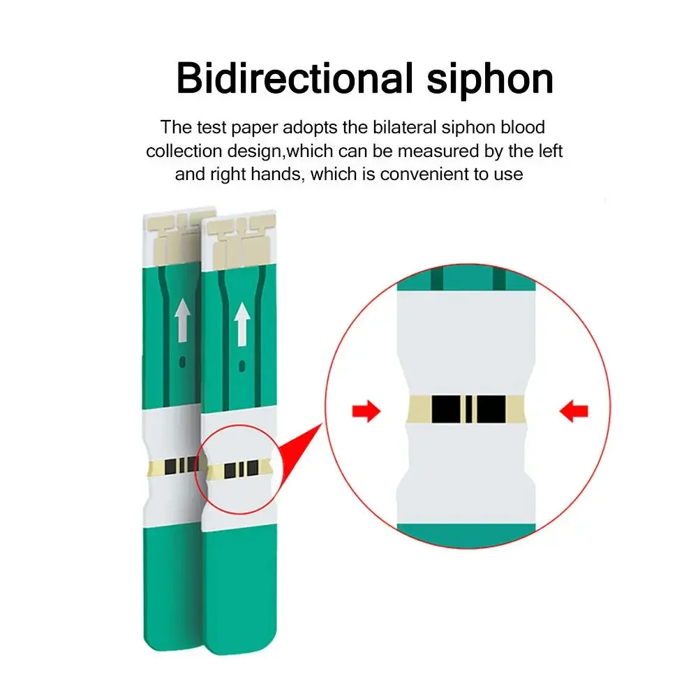 YASEE GLM-77 GLS-77 Blood Glucose 100Pcs Test Strip + 100Pcs Lancet bloed glucose test strip yasee gls-77  health  monitor