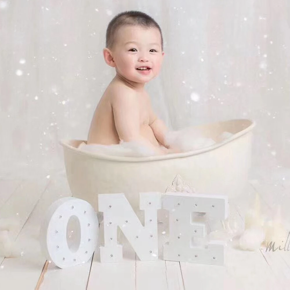 Neugeborenen Fotografie Requisiten Badewanne Baby Fotoshooting Eisen Eimer Neugeborenen Posiert Badewanne Baby Schießen Zubehör