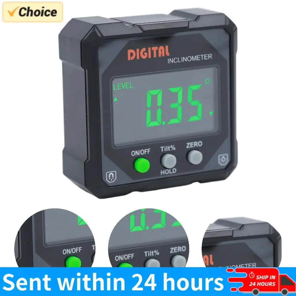 

Магнитный угломер с 4 сторонами крепления, LED-экраном, для настольной пилы, измеритель угла наклона, износостойкий, подвесной, с уровнем, прибор для измерения углов