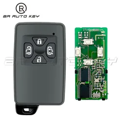 Fob de llave de coche remota inteligente OEM de 4 botones para Toyota NOAH ALPHARD VELLFIRE PREVIA VOXY NOAH 2009-2014 NO de placa: 271451 -0500 312 mhz
