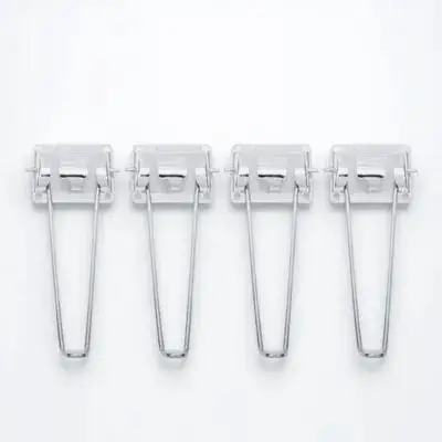 

4Pcs Iron Folding Table Legs Thick Stable Surface Table Replacement Feet for Home Desk Furniture Leg Replacement Leg