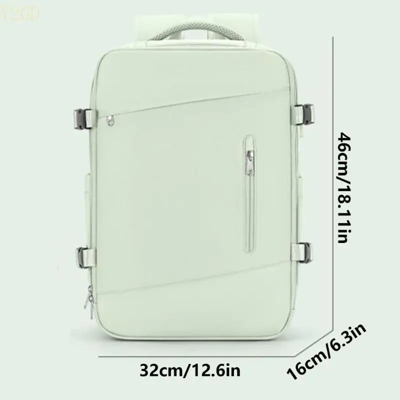 

Y2GD Travel Backpack Women Men Business Backpack School Expandable USB Bag Large Capacity 15.6inch Laptop Waterproof Backpack