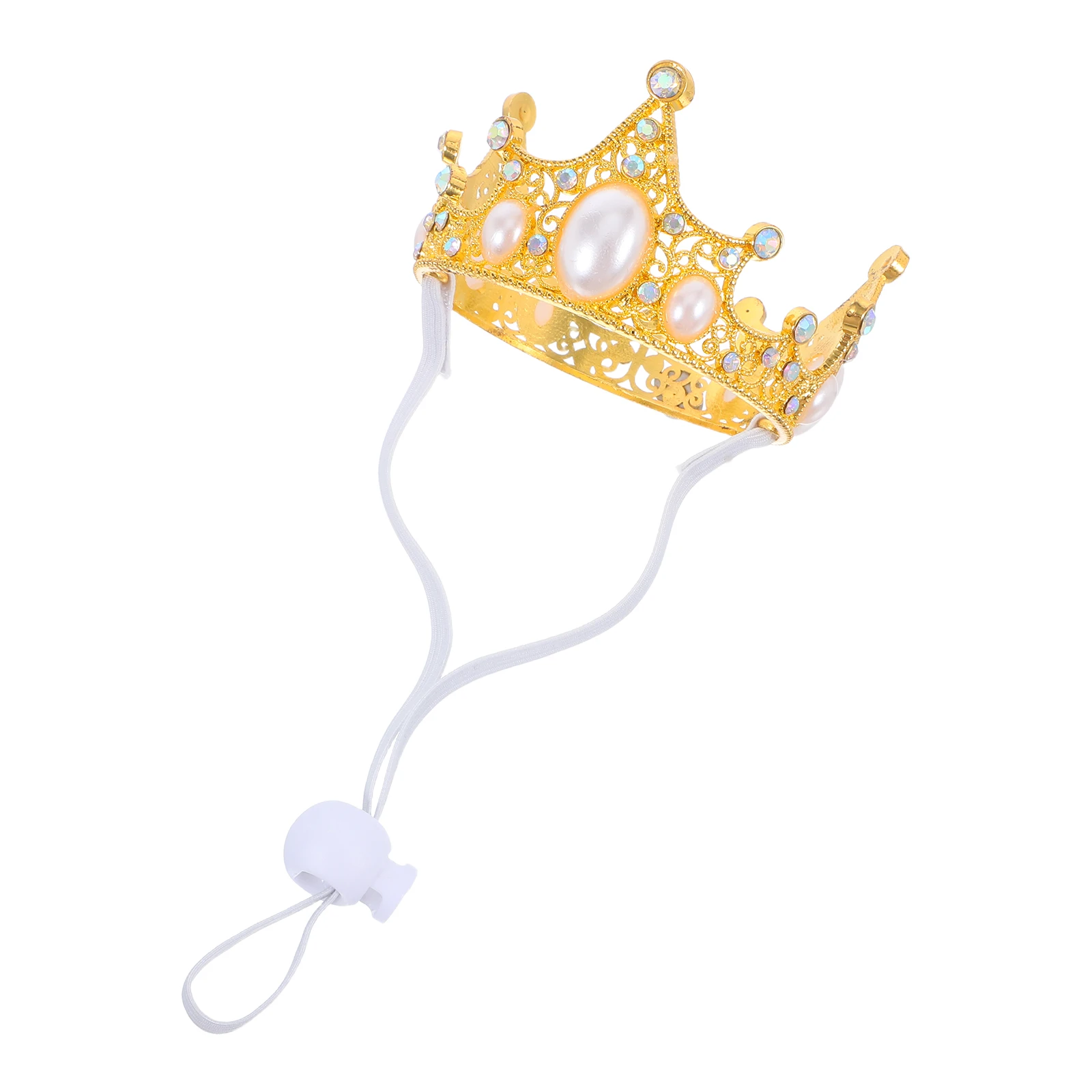 

Pet Crown Headband Golden Birthday Hats for Dogs Cats Large Small Adjustable Photo Prop Costumes Dog Party Hat Wedding Accessory