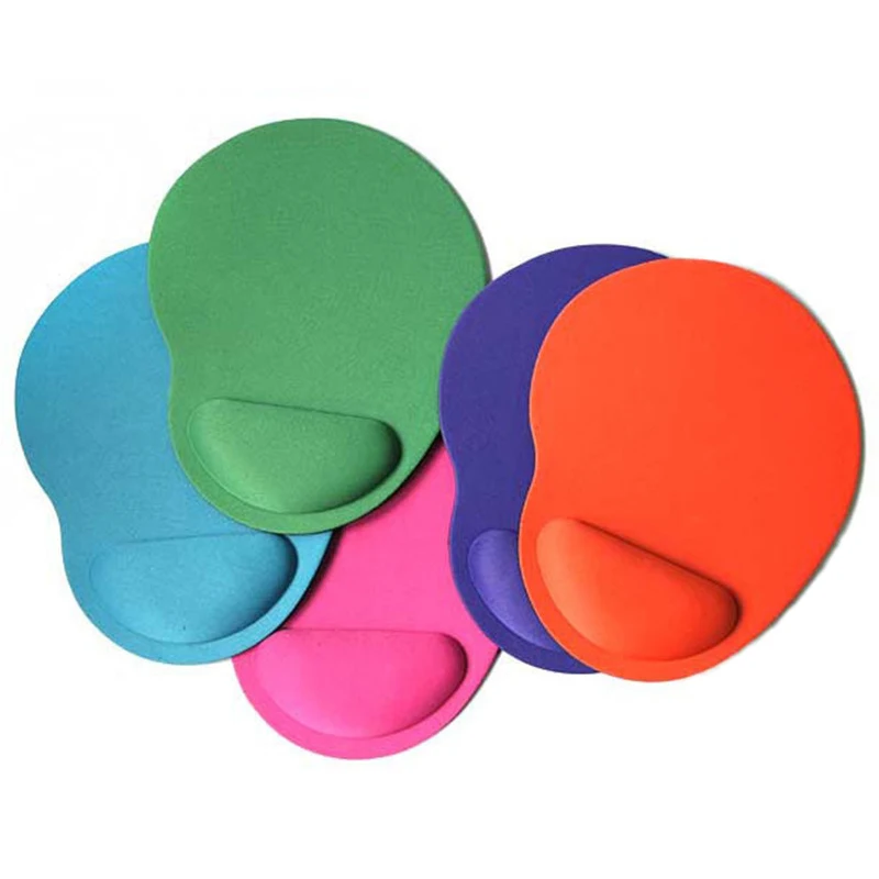 Mouse Pad EVA Support Wristband Gaming Mousepad Solid Color Mice Mat Comfortable Mouse Pad With Wrist Rest For PC Laptop