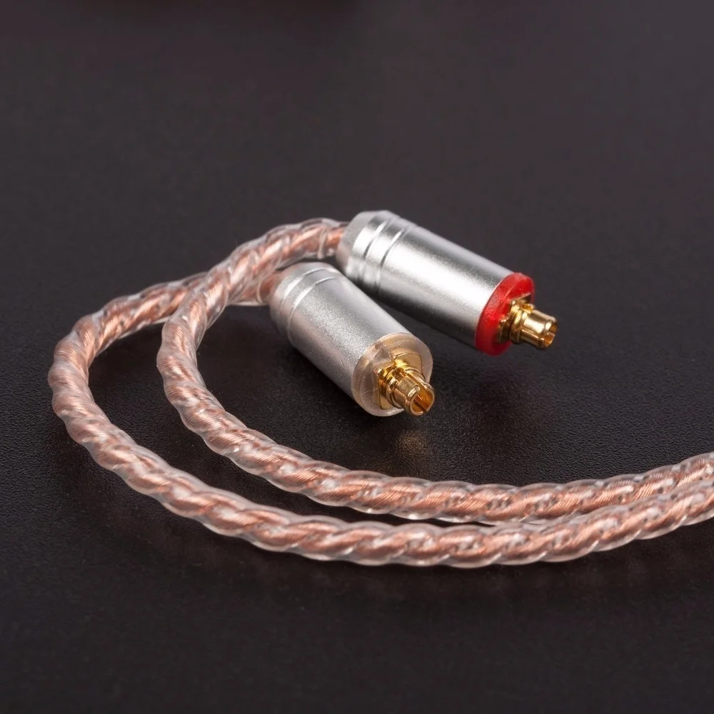 Kbear 4-adriges Kupfer-Upgrade-Kopfhörer kabel 2-poliger/qdc/mmcx/tfz-Ohrhörer anschluss für kbear kb06 kz zsn pro Kopfhörer-Hifi-Headset – Detail 23
