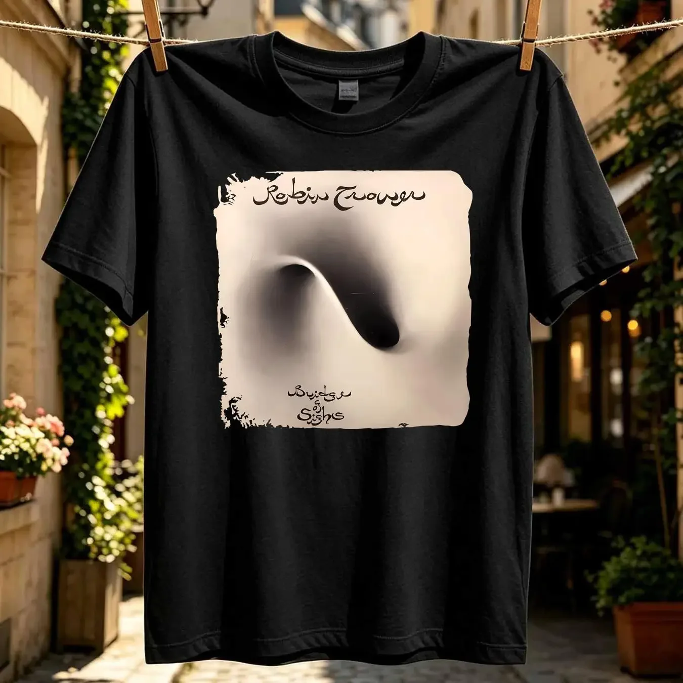 washed T Shirt Robin Trower Bridge of Sighs size S to 5XL TLL85 vintage Washed Slightly streetwear graphic Versatile