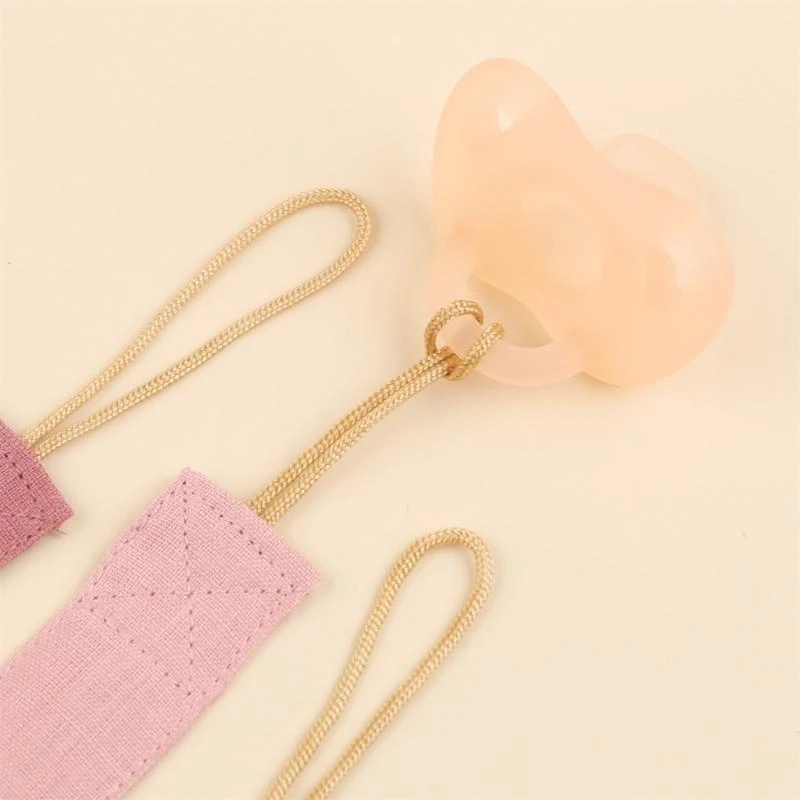 

J15U Set of 4pcs Baby Pacifier Chain Infants Toddlers Pacifier Strap Teething Toy Holder Clip Rope Unique Shower Gift