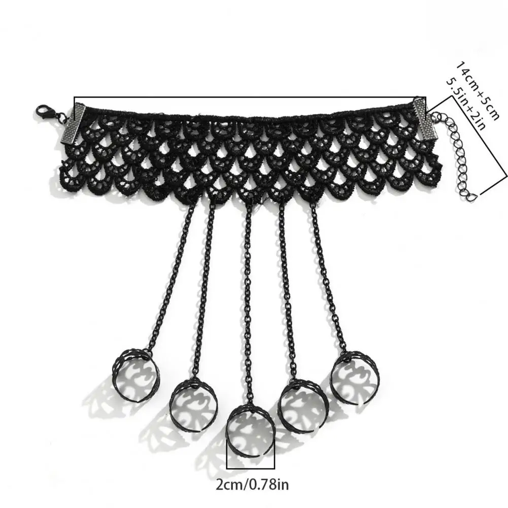 Metal Bracelet Ghost Finger Bracelet Punk Nail Chain Ring Adjustable Claw Mittens Bracelet Decorative Finger Accessory Jewelry