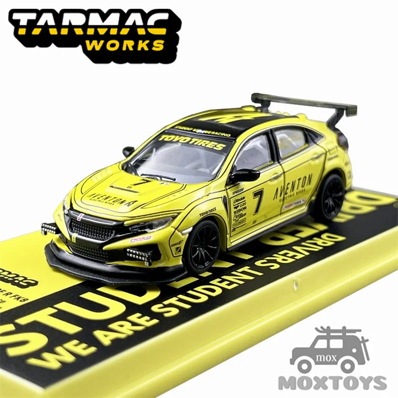 Tarmac Works 1:64 TYPE-R FK8 Racing RWB964 Green  Diecast Model Car