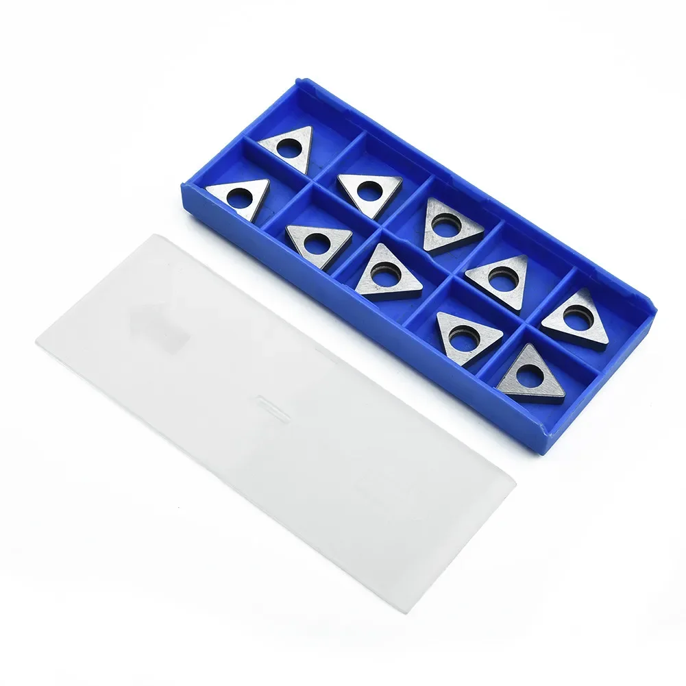 60Deg Shims Carbide For TNMG1604 Insert Holder Set Triangle Turning Tool 10Pcs MT1603 Replaces Useful Hot Latest