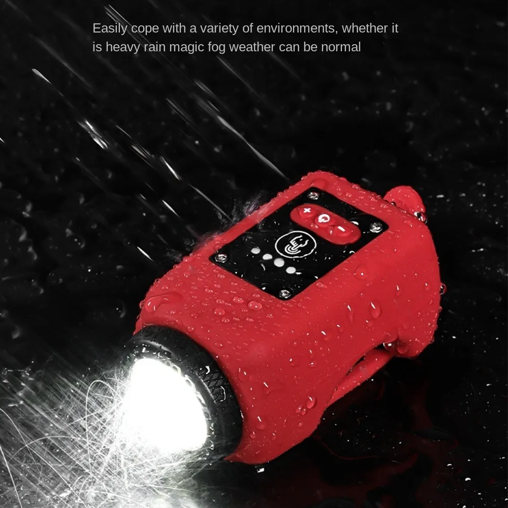 

Велосипедный передний фонарь, 110 дБ, зарядка через USB