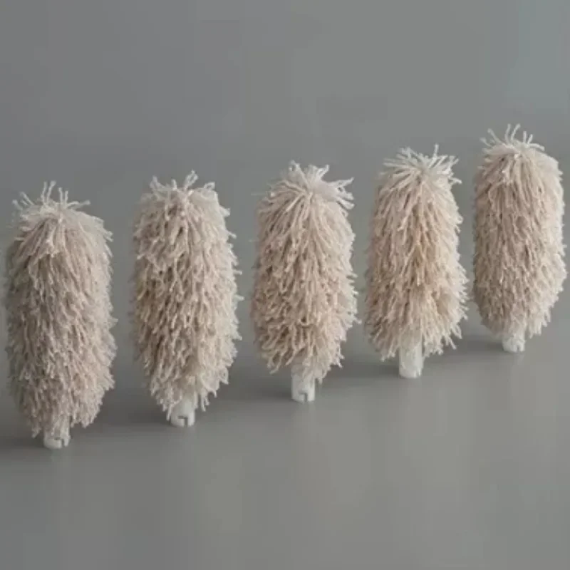FSE 8 Heads Fiberglass Polishing Machine Fibre Brush Replacement for Glassware Polishing Industrial Use
