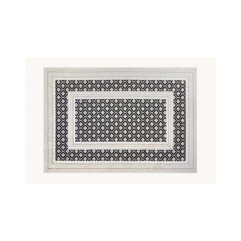 

Living room glue free waterproof, medieval French American retro leave-in washable carpet