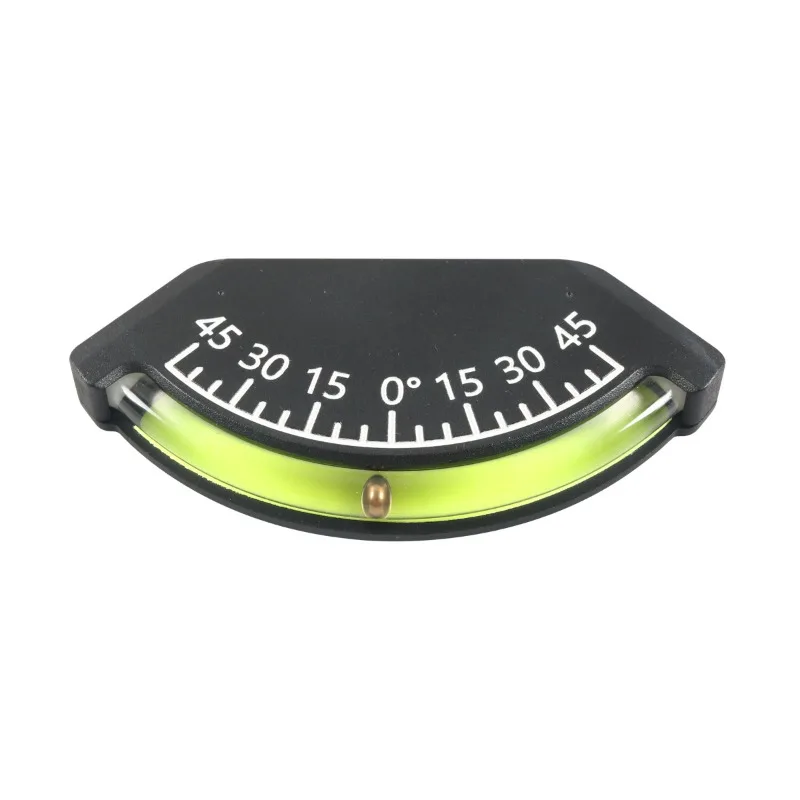 Marine Ship Accessories Outer Arc Double Tube Bubble Level Inclinometer Tilt Indicator Level Ruler