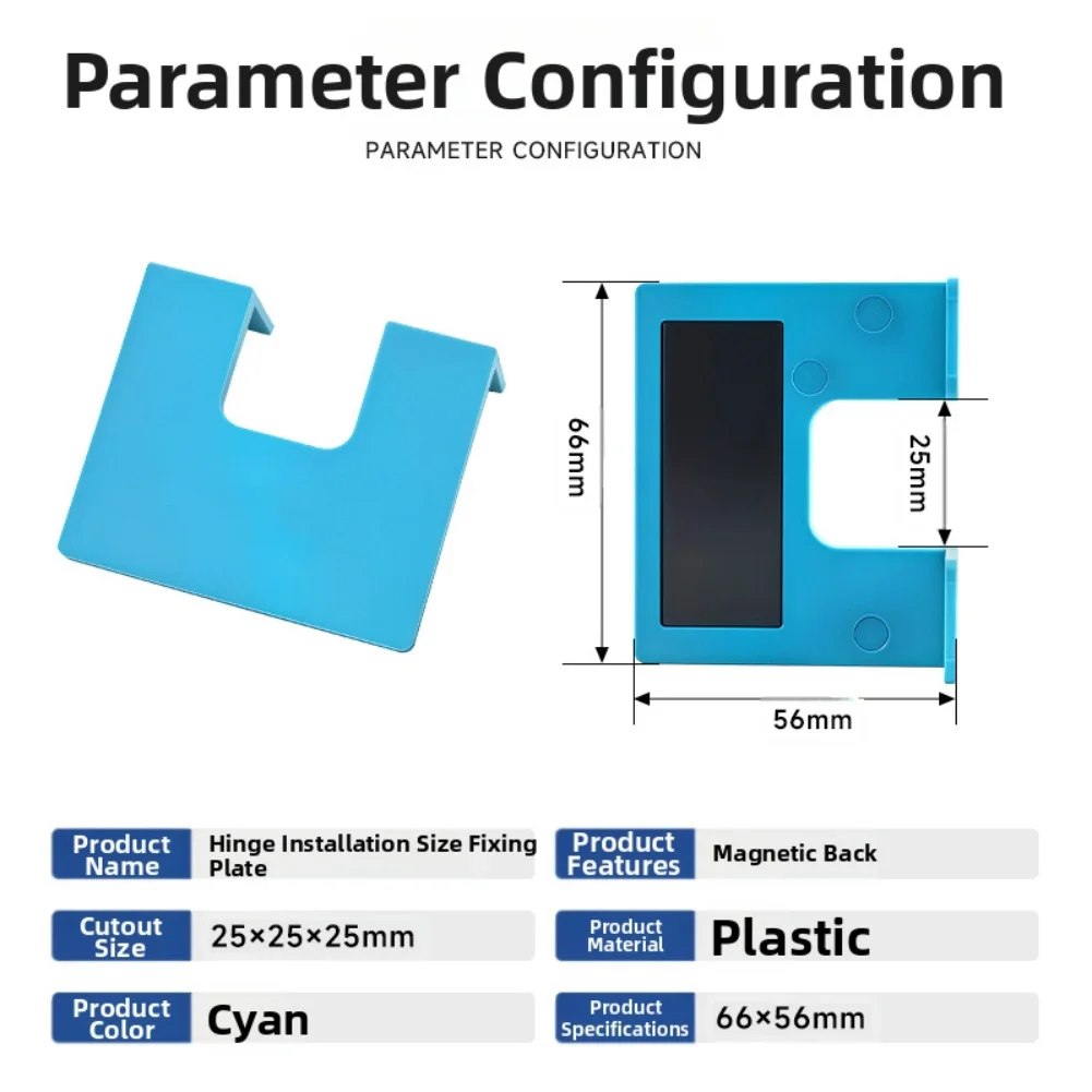 Door Installation As Shown Magnetic Door Aid Hinge Life Extender Prevents Misalignment Uniform Gap Fixing Plastic Construction