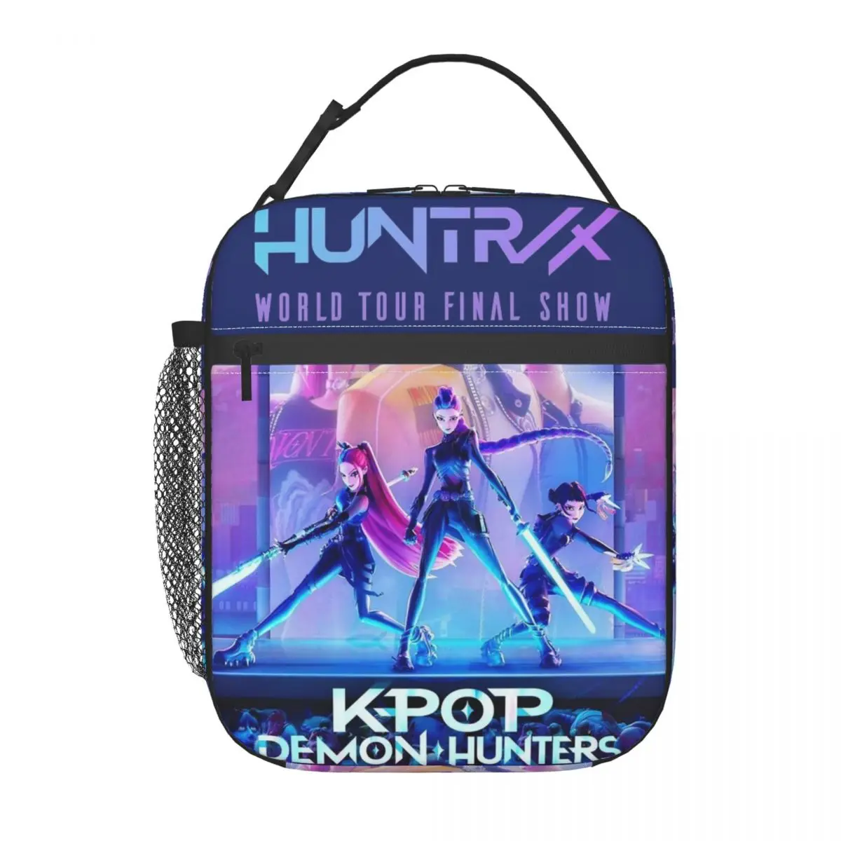 

Huntrix Insulated Lunch Bag Thermal Bag Lunch Container Kpop Demon Hunters Large Lunch Box Tote Food Bag College Travel