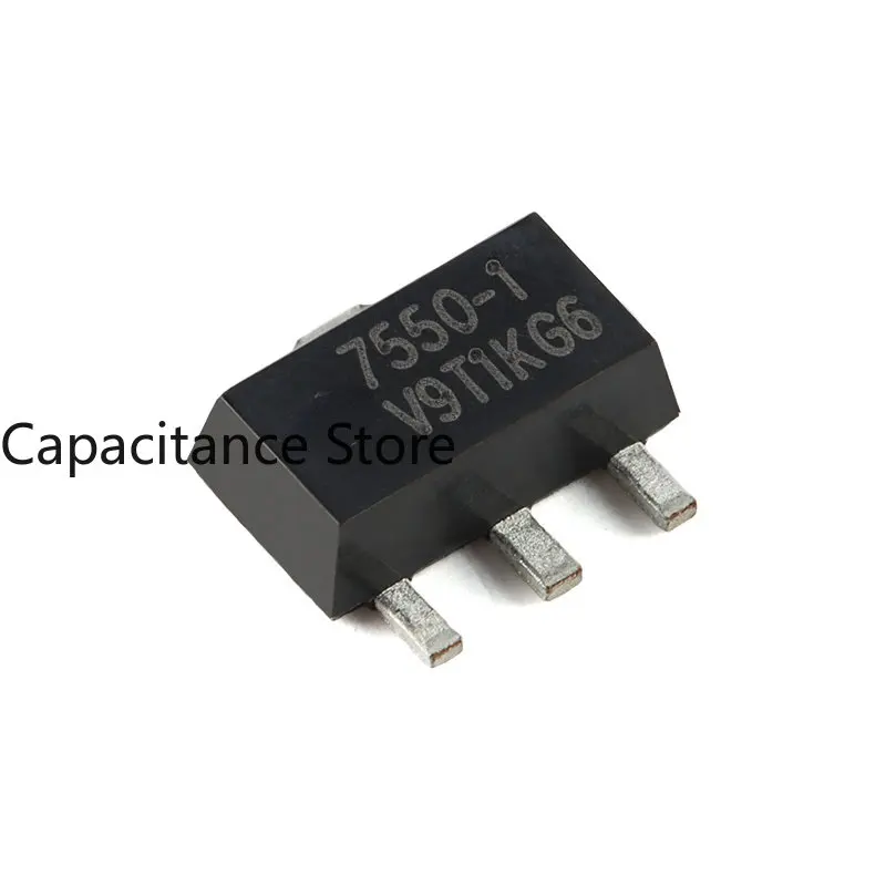 20PCS Original Genuine HT7550-1 SOT-89 5.0V/100A Low Voltage Differential Linear Regulator LDO Chip