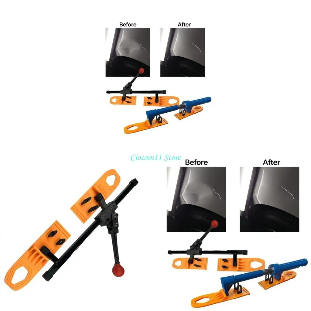 

Y1UB Car Dent PaintlessPullers Glues Tabs Hand Gear Expander Dent Pullers Repair Tool