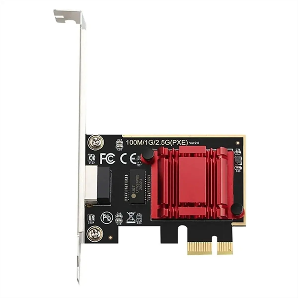 A40I 2.5G PCI-E Network Card RTL8125B Chip Gigabit Ethernet PCI Express Network Card 100/2500Mbps 1Gbps/2.5Gbps RJ45 LAN PC