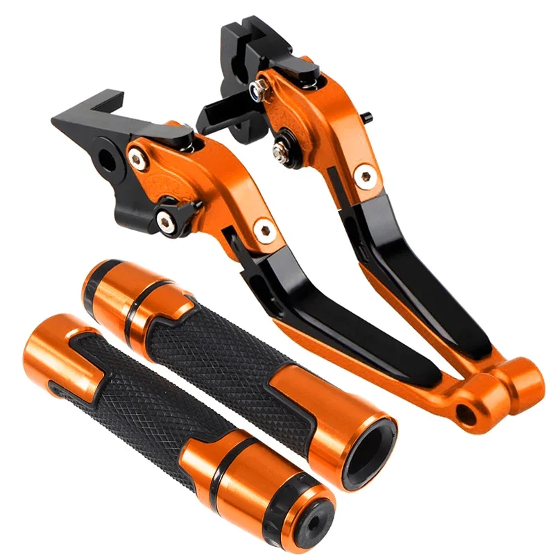 

Motorcycle CNC Brake Clutch Lever+22MM Handle Grips Handlebar For DUKE 125 200 390 690 DUKE390 DUKE125 DUKE200 DUKE690
