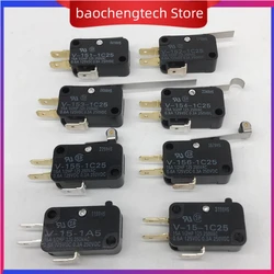 New Authentic Original Large Micro Switch V-15-1A5 1B5 1A6 1B5 1C25 9A5 105 1B6 151 152 153 154 155 156 103-1A4-T For OMRON