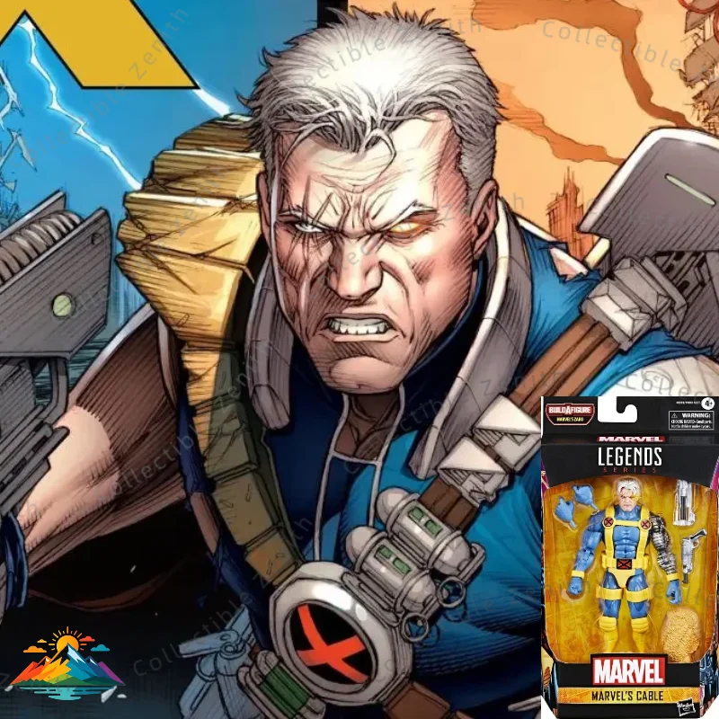 【in-stock】hasbro-marvel-legends-series-x-men-comics-marvel's-cable-15cm-action-figure-collection-original-toys-model-ornament