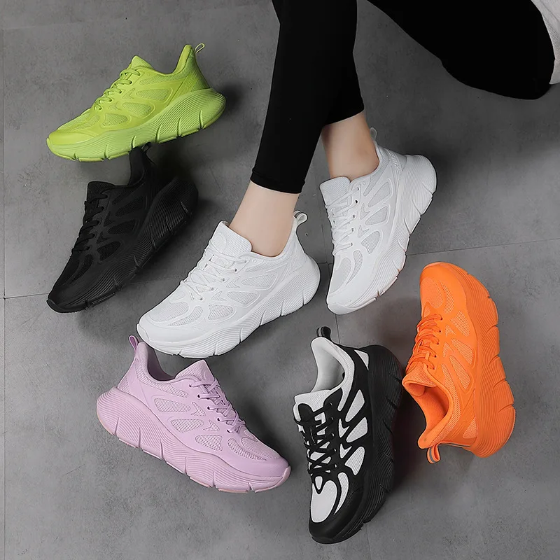 

Large-size Male Female Couples Multi-color Sports Shoes,Lightweight Soft-soled Running Shoes,Children Fashion Training Sneakers
