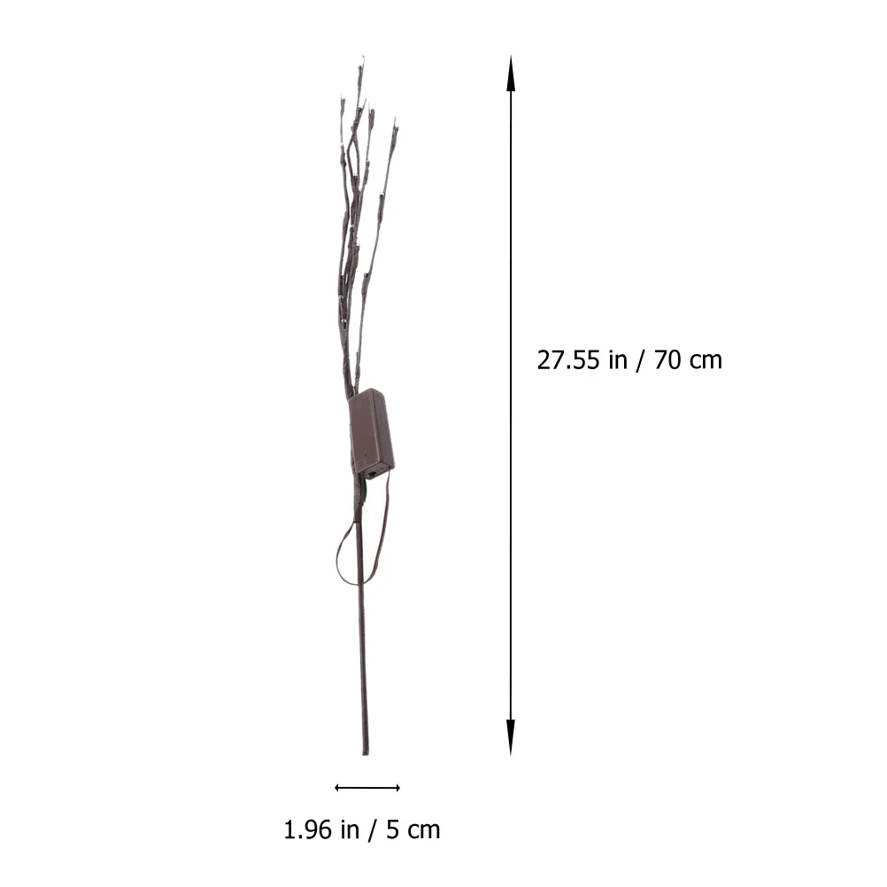 1 قطعة LED فرع الصفصاف ضوء مواد ذات جودة طبيعية لفترة طويلة استخدام زينة عيد الميلاد فرع الصفصاف ضوء LED مصباح ديكور #6