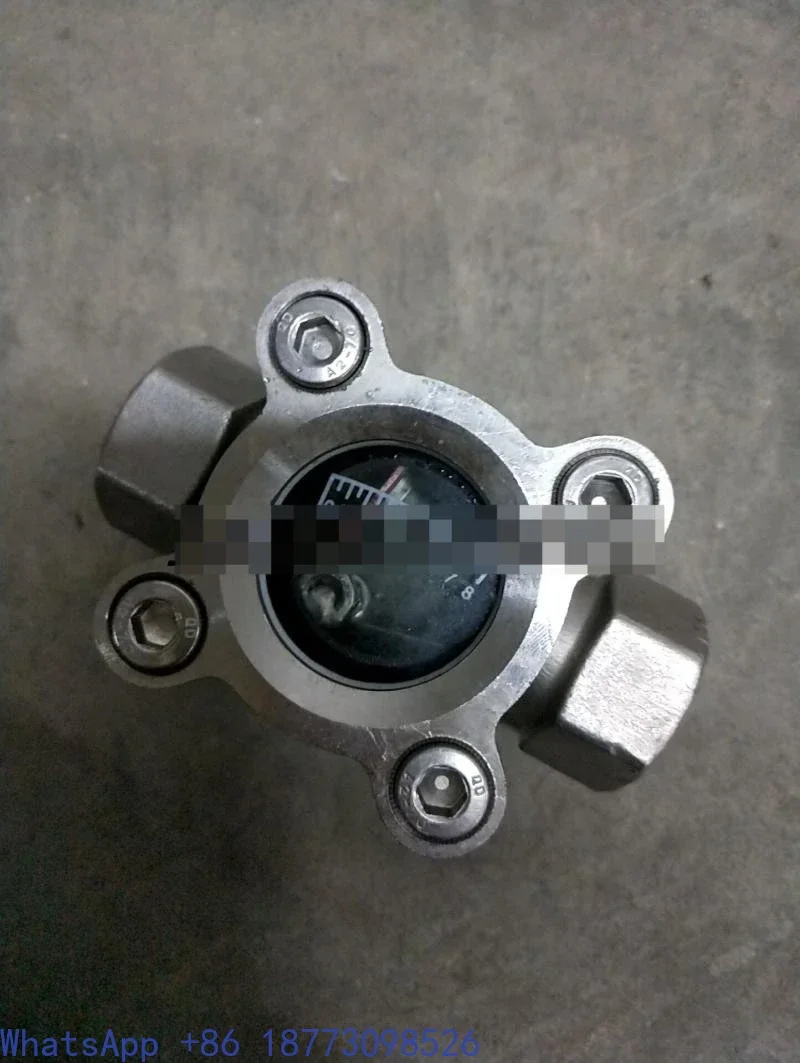 

Stainless steel 304 graduated water flow mirror Swing plate mirror Water flow indicator DN10 15 20 25 32