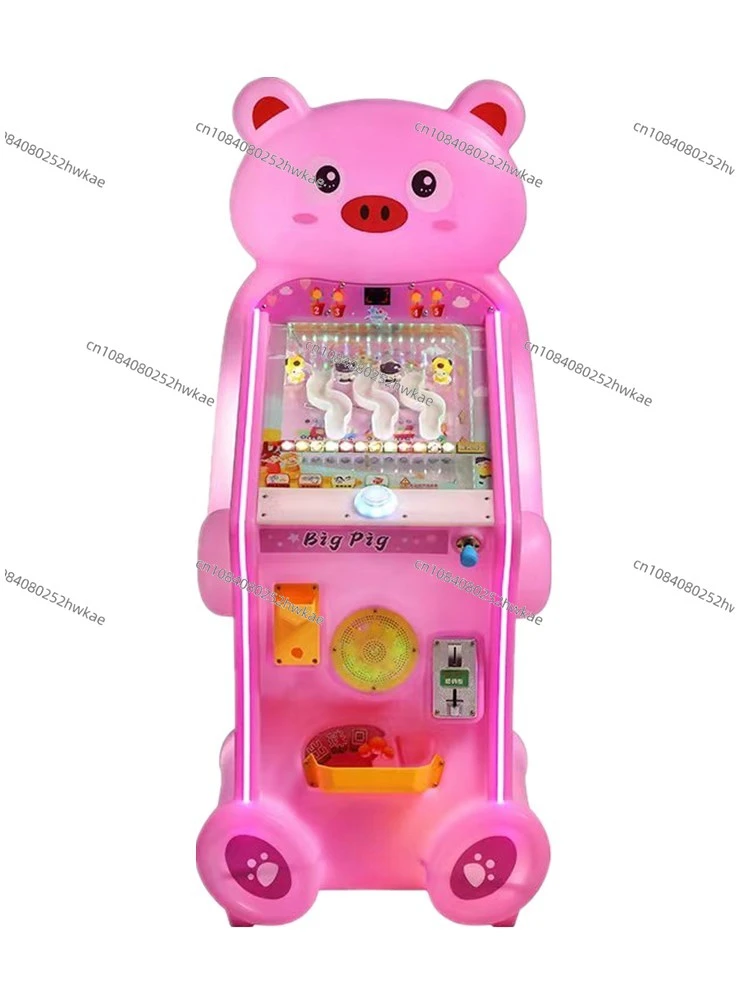 New Pinball Machine Cute Pet Rod Game  Glass Ball Doll Machine Supermarket Stall Machine Toys