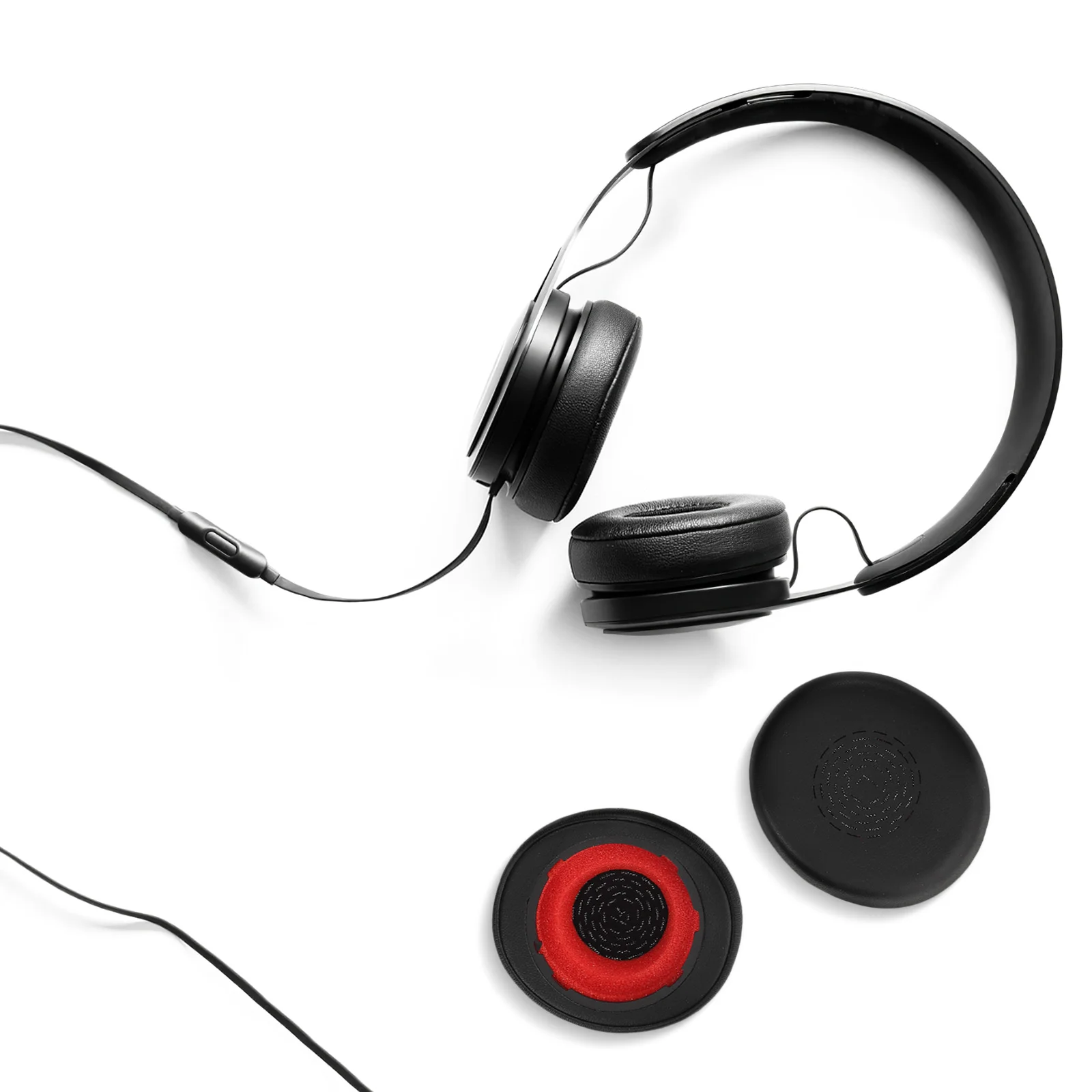 

2 Pcs Earphone Case Earbuds Cover Tip Pads Headphones Cushions Replacement Covers Sponge Holders for Ears