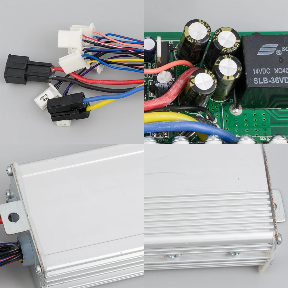 Electric Bike Brush Controller 24V/36V/48V 350W/500W/800W/1000W Dual Controller E-bike Scooter Tricycle DC Controller