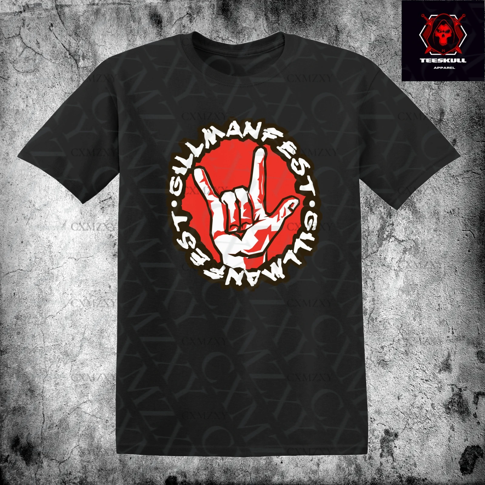 

Gillman Fest Heavy Metal Rock Band Unisex 100% Cotton T-SHIRT S-3XL