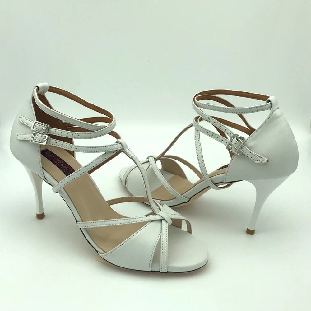 NEW Argentina Tango Dance Shoes  Party Shoes Wedding Shoes  leather outsole T6232WL 9cm heel 7.5cm available shipping free
