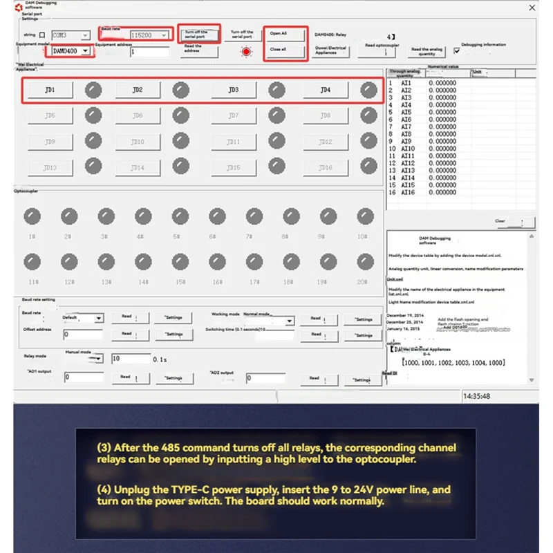 Module de relais DIGIT-Modbus 4 canaux ESP32 9-24V avec boîtier Interface TYPE-C prend en charge RS485 WIFI Bluetooth