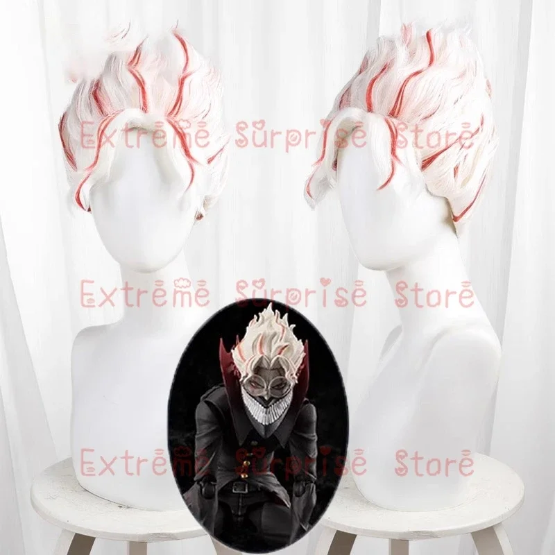 CosplayDandadan Peluca de Cosplay Okarun Ocult Kun Peluca de Cosplay Anime Dandadan Peluca de Cosplay Turbo Pelo Corto Rojo Resistente al Calor