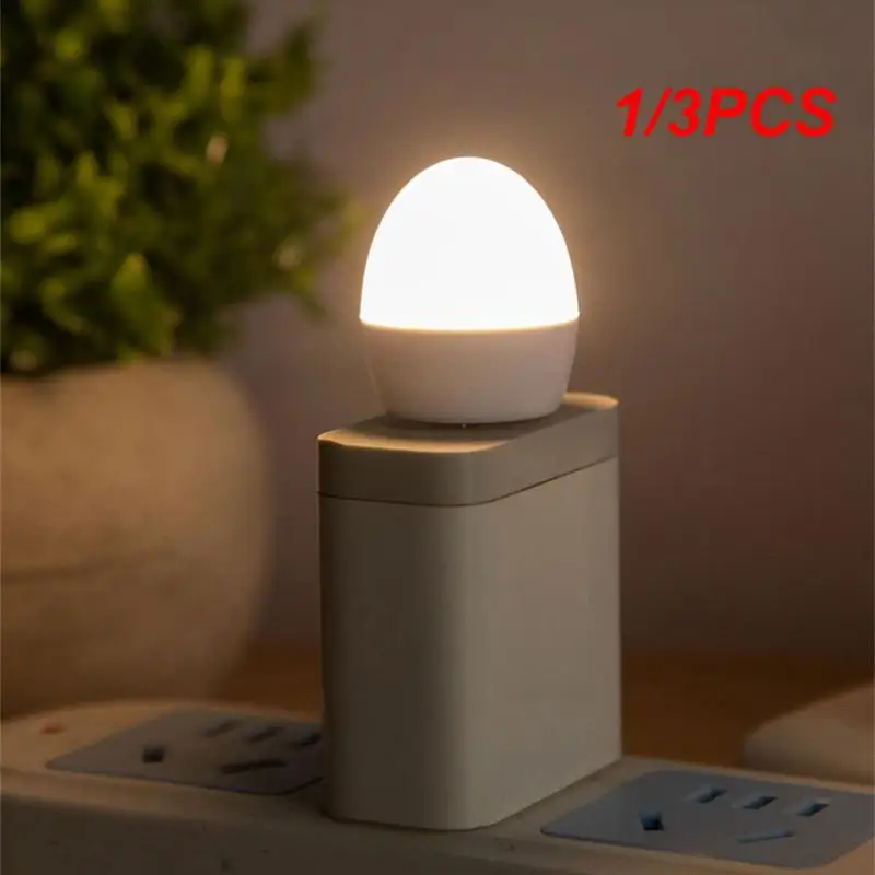 

1/3PCS Plug Lamp LED Night Light Eye Protection Reading Light Energy-saving Power Bank Charging Book Lights Small Reading Lamps