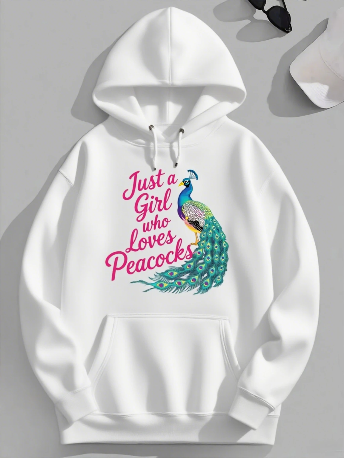 

Павлин, осенние и зимние мужские и женские толстовки из чистого хлопка с графическим принтом, повседневные уличные виды спорта на открытом воздухе, свободные тренировки,