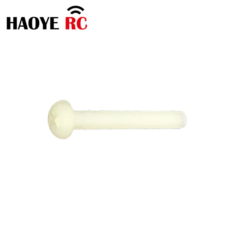 Haoye 10pcs m4 metrisches Gewinde Nylon Kunststoff Kreuz Rund kopfs ch raube Schraube Gewinde länge 26mm für RC Flugzeug Ersatz
