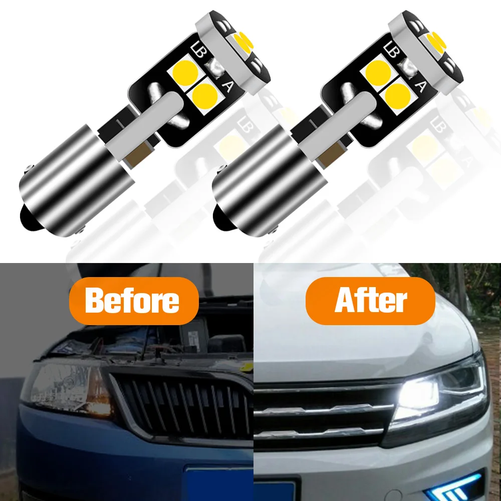 2pcs LED Parking Light For Jeep Cherokee XJ Accessories Bulb 1984-2001 1992 1993 1994 1995 1996 1997 1998 1999 2000 Clearance La