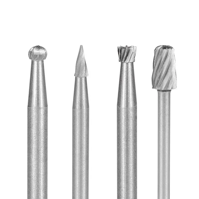 6Pcs Houtbewerking Rotary Bit Hoge Snelheid Staal Set Voor Dremel Accessoires Handleiding Gereedschap Voor Rotary Gereedschap Graveren Schurende gereedschap