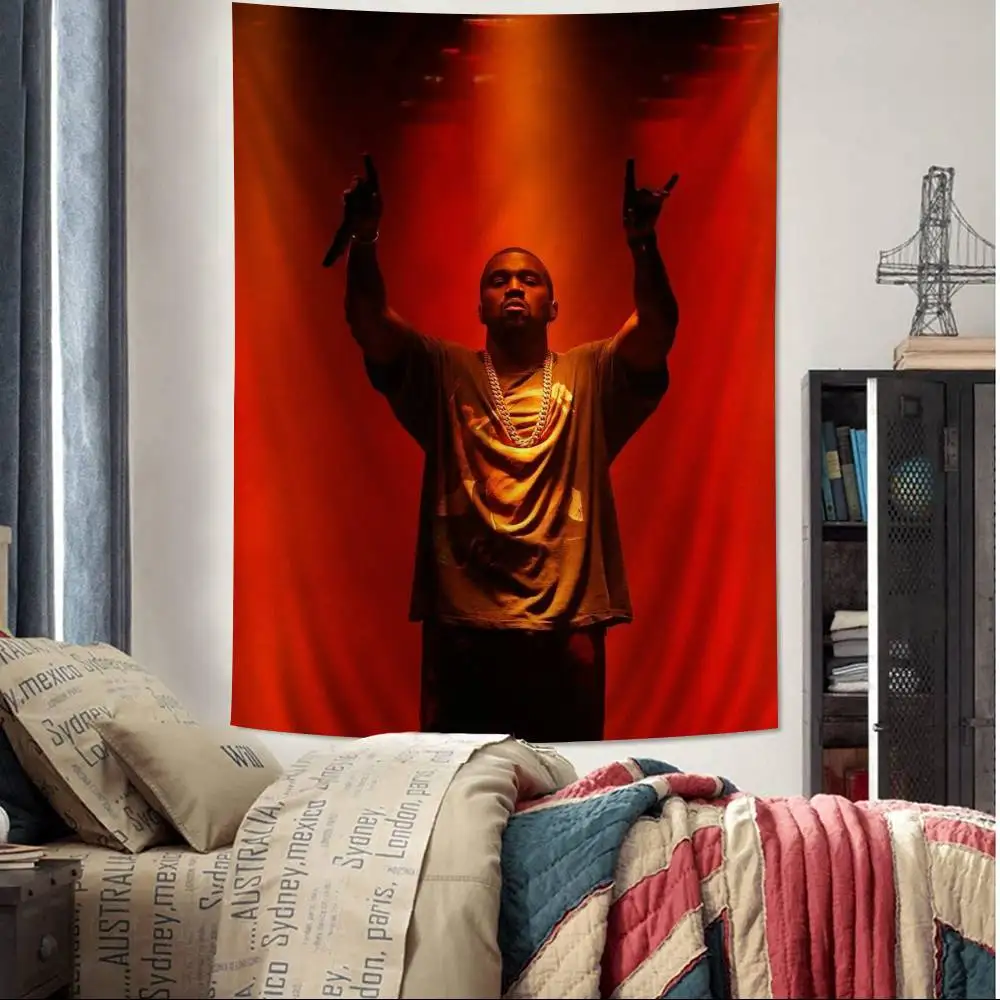 K-Kanye Wests Printed Large Wall Tapestry Cheap Hippie Wall Hanging Bohemian Wall Tapestries Mandala Home Decor