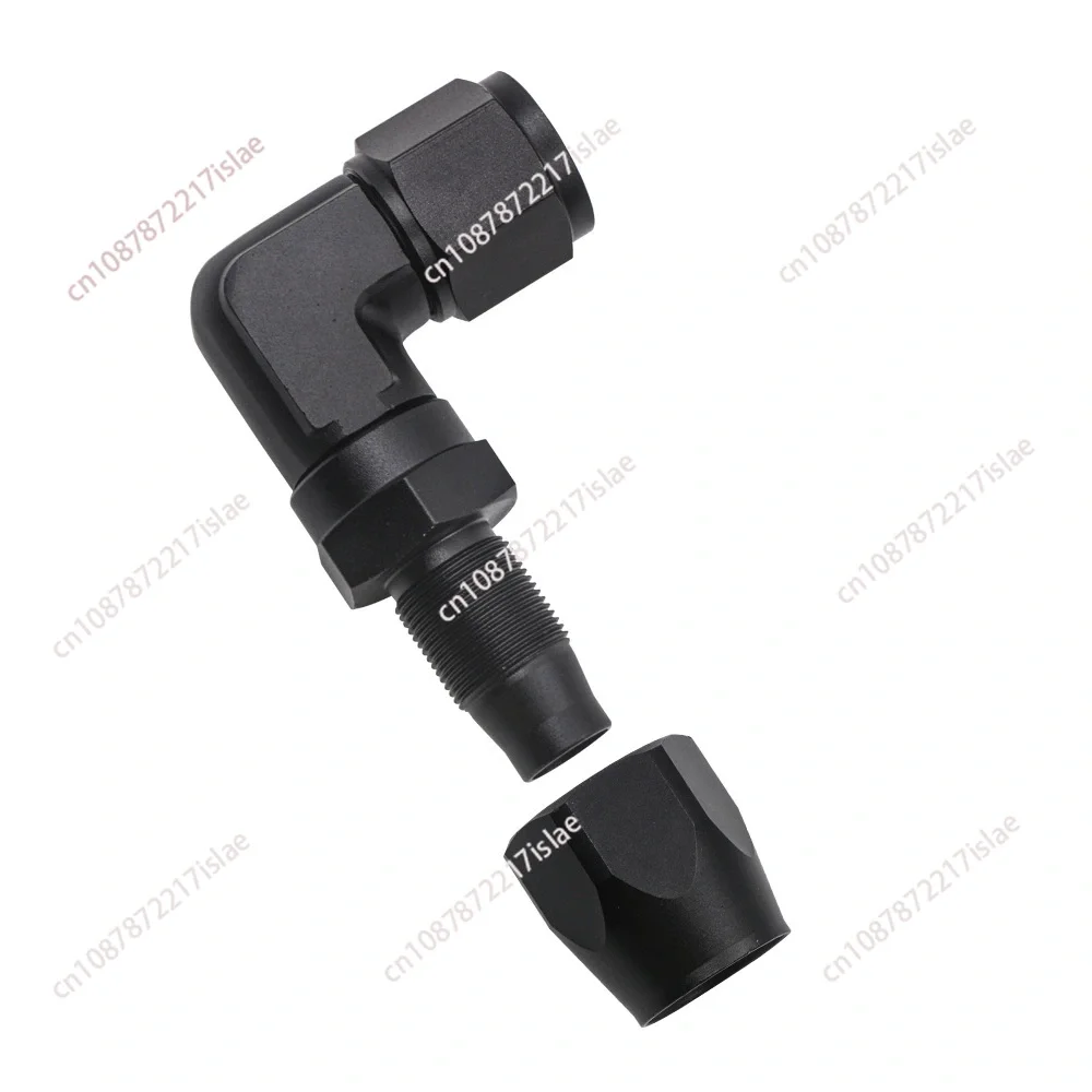 Auto parts AN10 rotating oil-cooled aluminum alloy 90 degree right angle forged YouTube connector