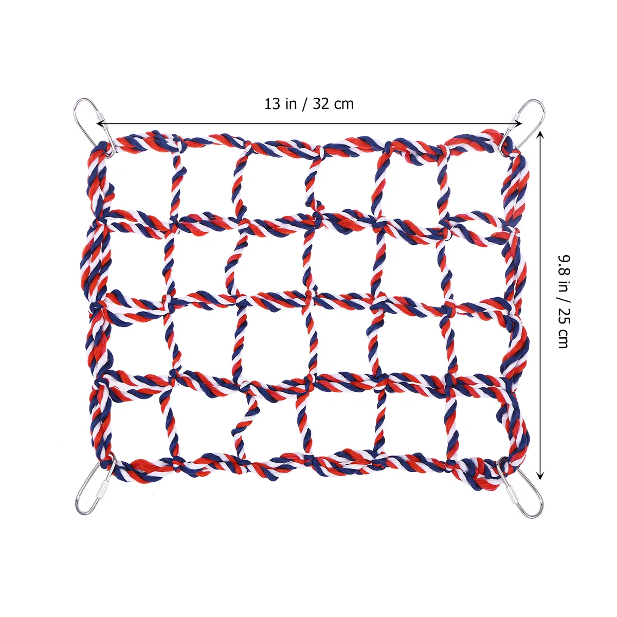 

Cotton Rope Hammock Net Woven Climbing Toy for Hamster Squirrel Parrot Bird Nest Pet Play House Animal Activity