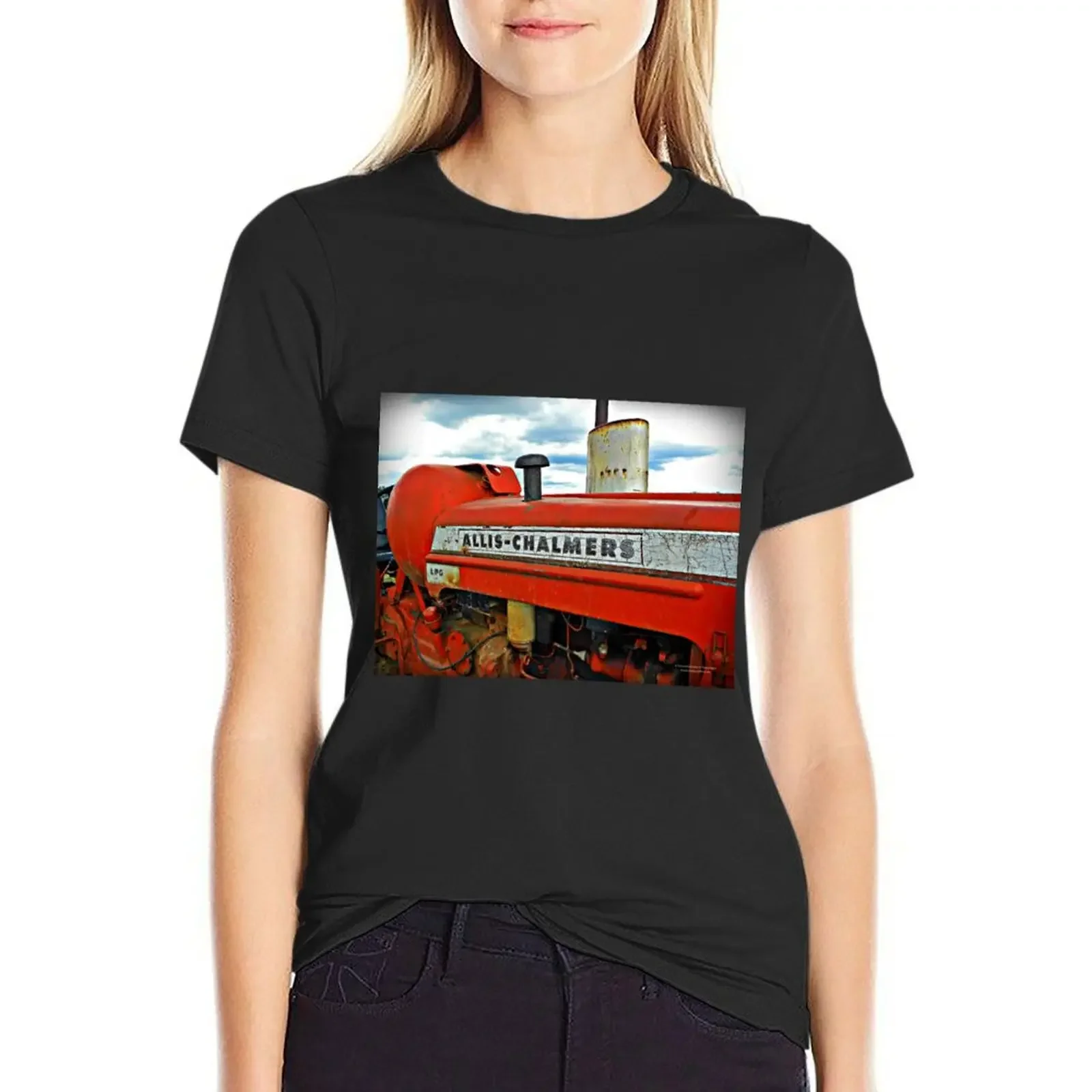 

Allis Chalmers T-Shirt new edition oversized graphics hippie clothes Women's t-shirt