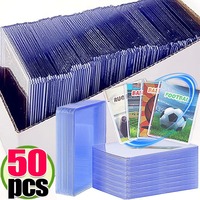 10-50pcs High Quality PVC Sports Card Protector Waterproof Anti-fade Anime Celebrity Collecting Transparent Card Cover 2025
