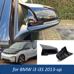 2pcs M Look Auto Car Rear View Side Mirror Cover Trim for BMW I3 I3S I 3 Series 2013 2014 2015 Carbon Fiber Look Style