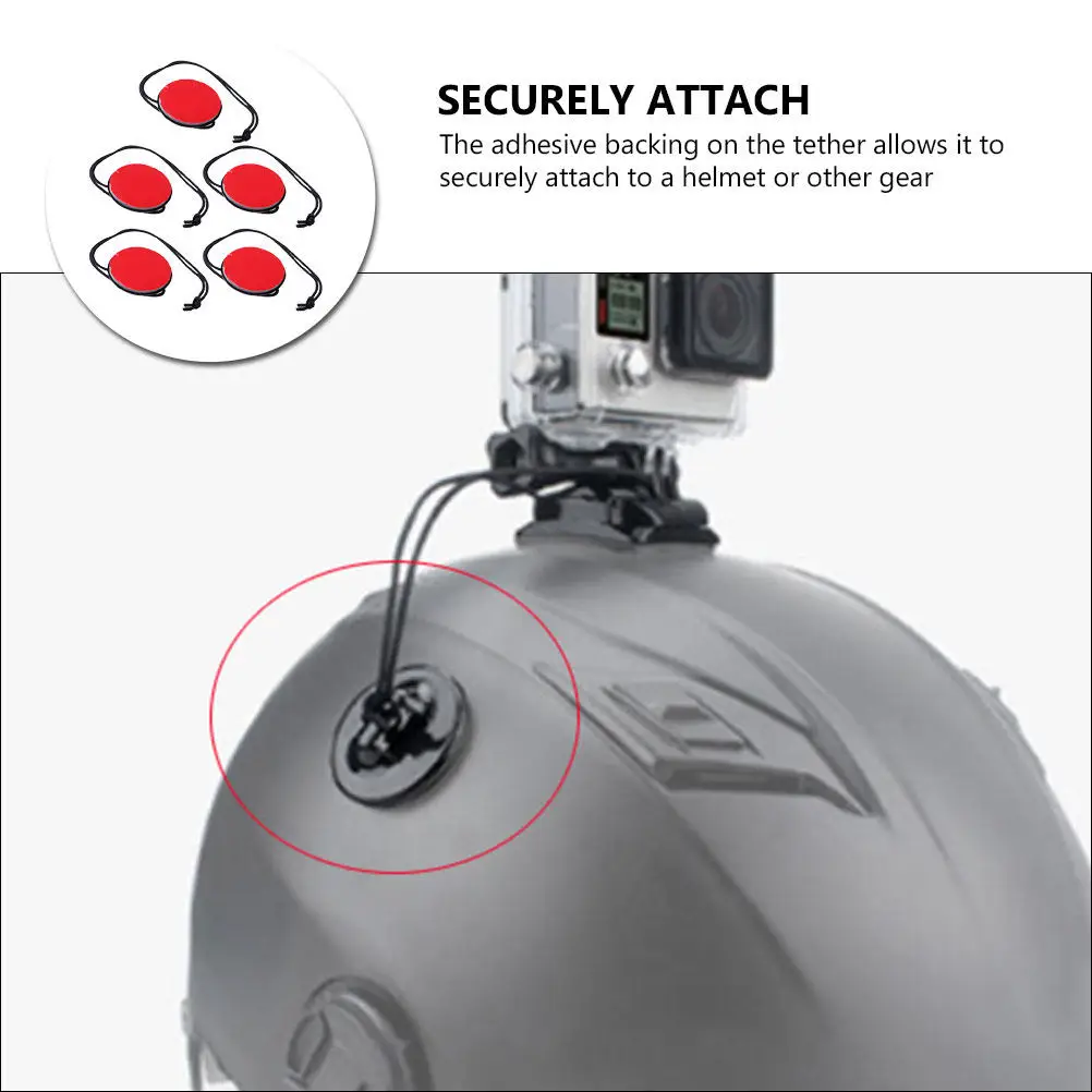 5pcs Camera Safety Tether Rope – Portable Outdoor Camping Strap for Secure Gear Attachment