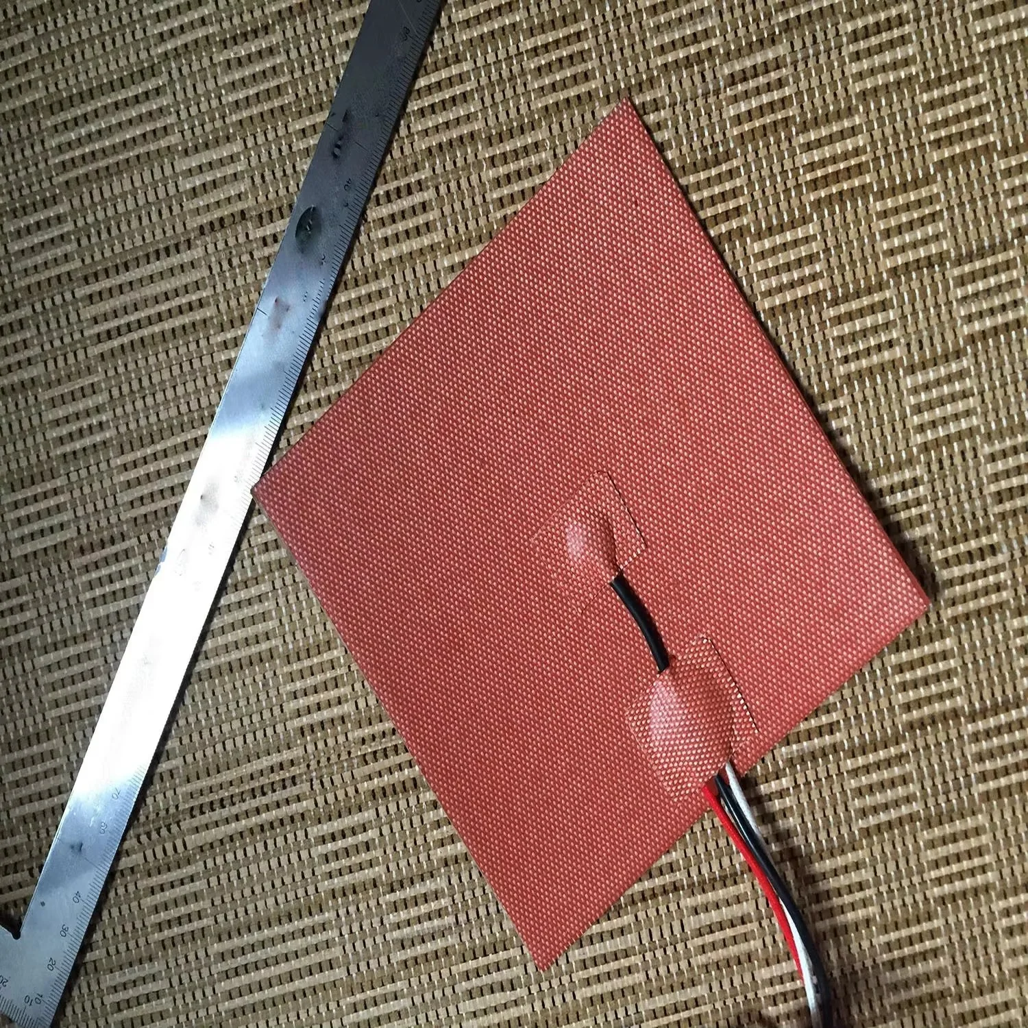 

150x150mm Silicone Heater Pad for 3D Printer Heated Bed+3M PSA+NTC 100K